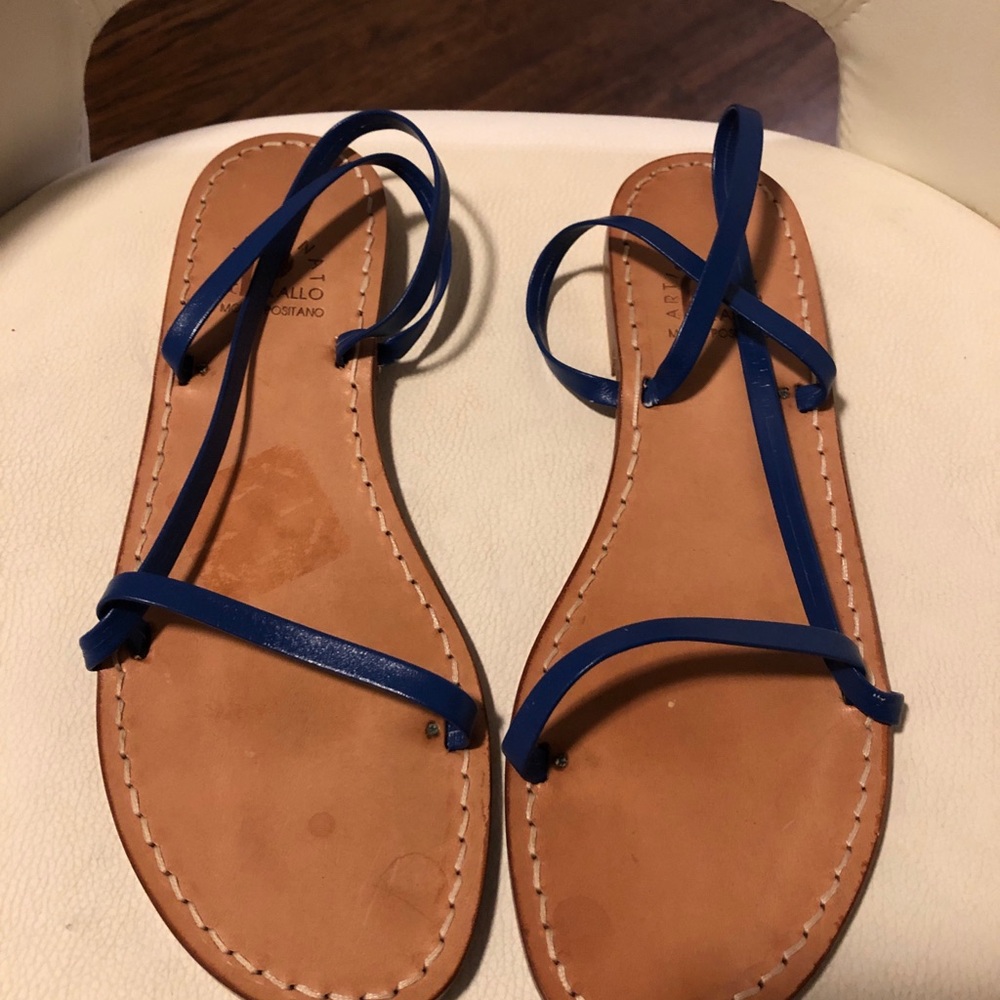 Artigianato sandals leather size 39